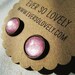 cotton candy summer - handmade light pink sparkly metallic nickel free round post earrings