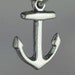 Small Anchor Charm Sterling Silver Boat Anchors Nautical Theme