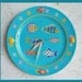 Plate Wall Clock Fish Pool Design