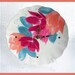 Flower Wall Clock, Plate