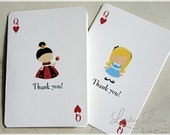 Thank You Note . Tiny Alice in Wonderland . by Loralee Lewis and Co.