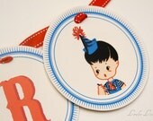 Banner .  Vintage Birthday Collection . by Loralee Lewis