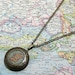 CUSTOM Map Locket. You Select Location. Anywhere In The World. Map Pendant. Map Jewelry. Personalized.