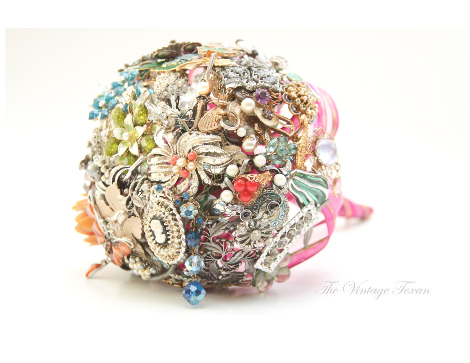 Deposit on a Custom Bridal Vintage Brooch Bouquet
