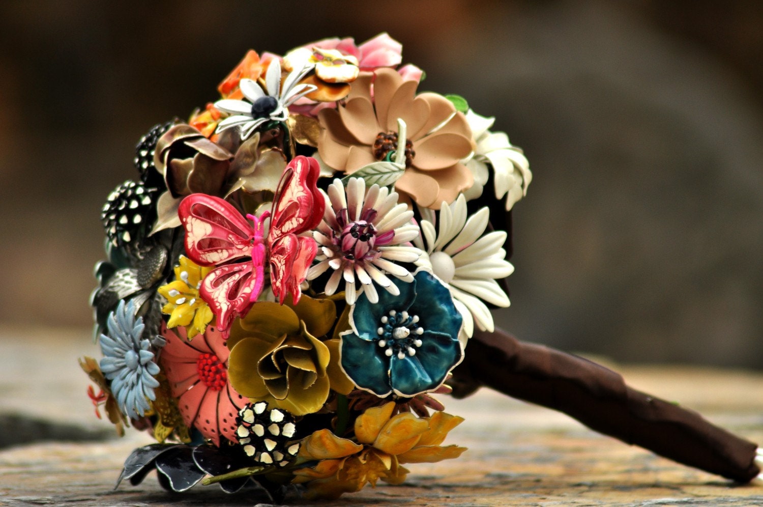 CUSTOM Bridal Jewelry Brooch Bouquet - to fit your colors, style & budget OOAK, vintage wedding bouquet