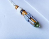 Doctor Who 11 'Eleven' Sonic Screwdriver Necklace  - 18" Silver Chain - Handmade Clay