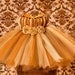 Gold/ willow tutu dress, tutu dress, tutu, baby tutu, tutus, tutu dresses, photo prop, available in size newborn to 24 months.
