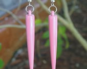 Cotton Candy Pink Spike earrings