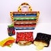 PDF Pattern Tutoral  Insulated Lunch Bag Set.... INCLUDES Reusable Sandwich and Snack Bags  PLUS...INSULATED JUICE BOX COZY .....3 PATTERNS IN 1