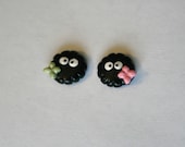 Totoro Soot Sprite Earrings