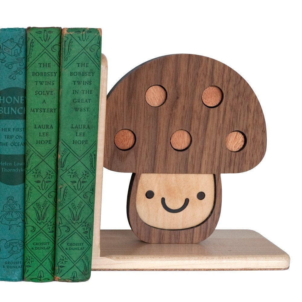 Woodland Mushroom Toadstool Bookend (1)