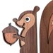 Squirrel Wooden Animal BookendHeirloom: Kids Baby Nursery Children