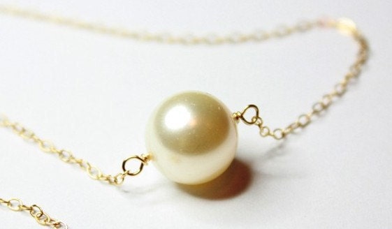 Creme Precious Pearl Necklace, Bridal Jewelry, Weddings, Bride, Bridesmaids