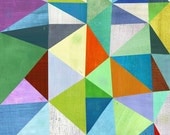 I Heart Triangles Print