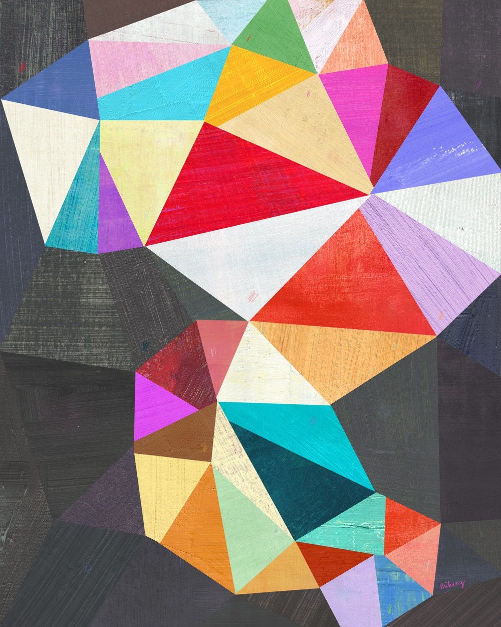 Geometric Abstract Print