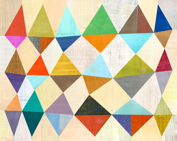 Funky Diamonds Print
