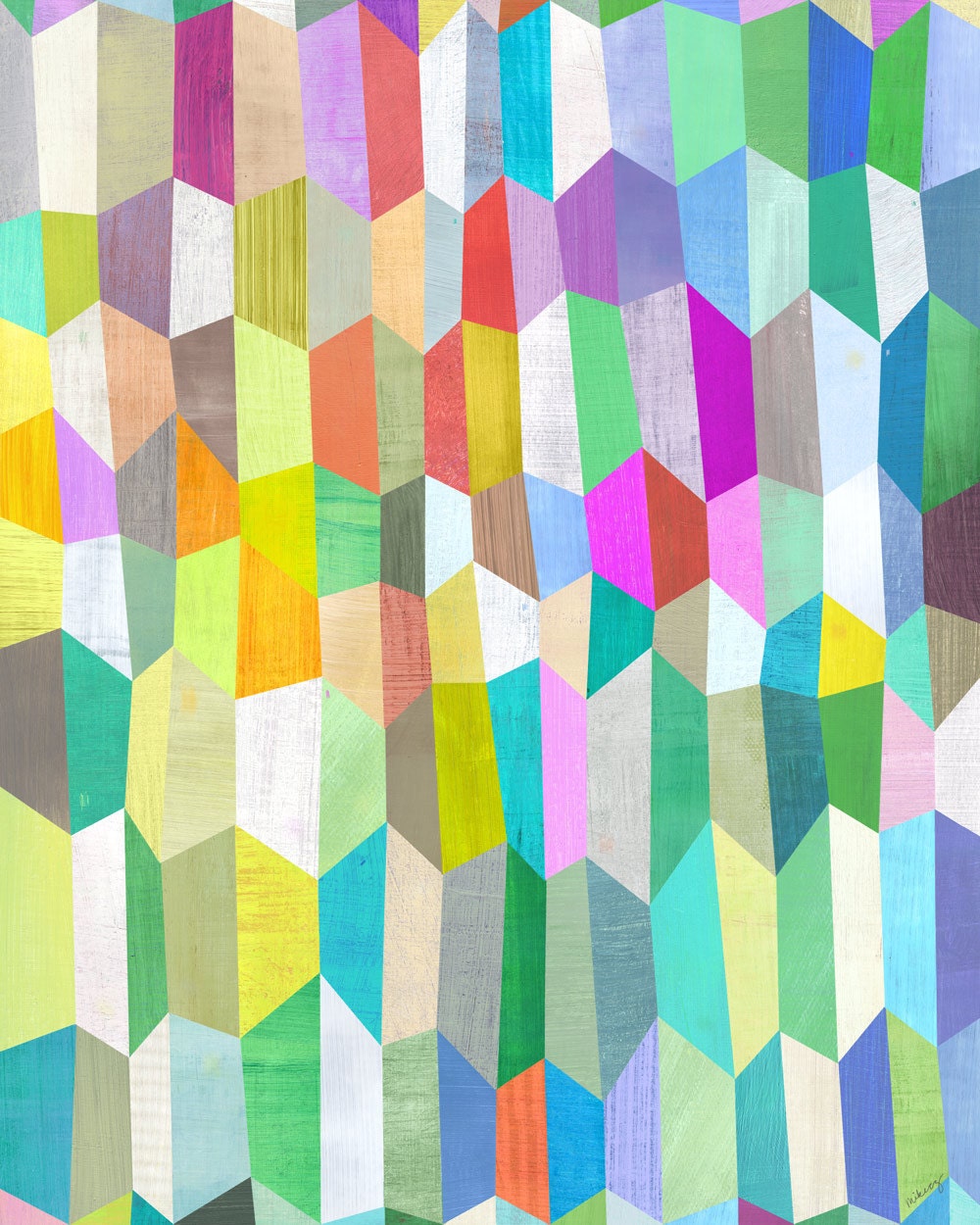Trapezoid Love Art Print