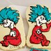 Dr. Seuss Cat in the Hat Cookies - 6 Cookie Favors