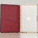 The Cartella for MacBook Air Moleskine Case-13 inch Cranberry Ships Priority Mail