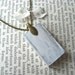 Shabby Chic Bookshelf Necklace - Book Jewelry by Coryographies (Made to Order)