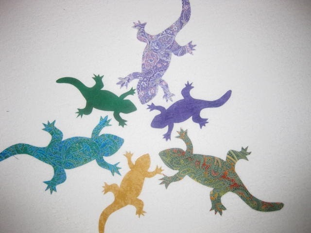 Gecko Lizard appliques