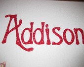 Name Appliques  to put on almost anything