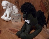 Mr and Mrs wedding bride and groom rocking horse