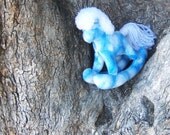 Stuffed Rocking Horse Toy cloud baby blue