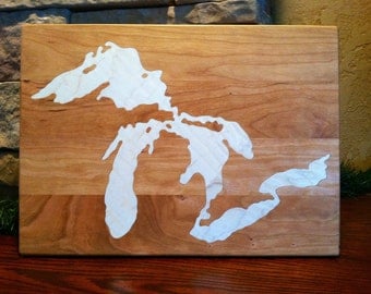 Medium Great Lakes Cutting Board