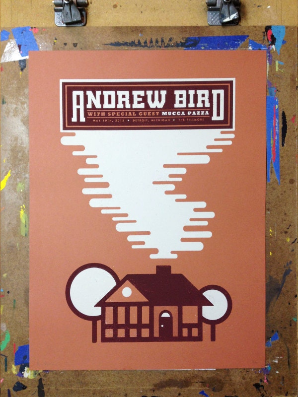 Andrew Bird concert poster
