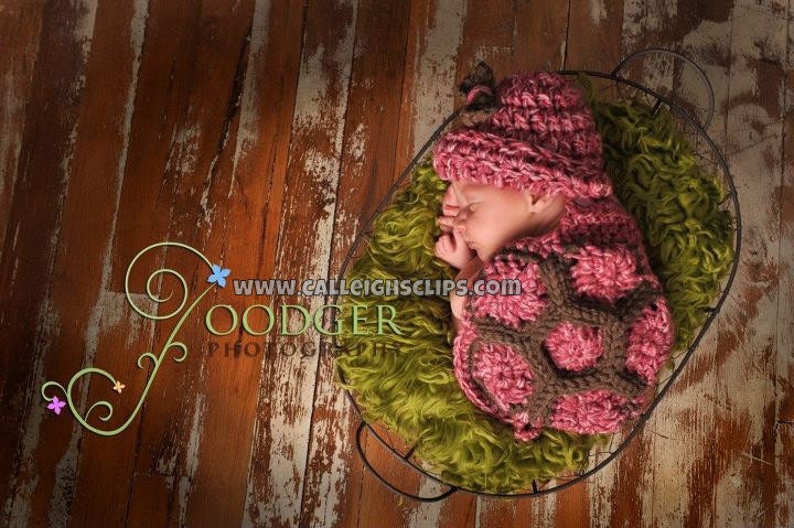 Instant Download Crochet Pattern No. 13 - The Original Hatchling Turtle- Cuddle Critter Cape Set