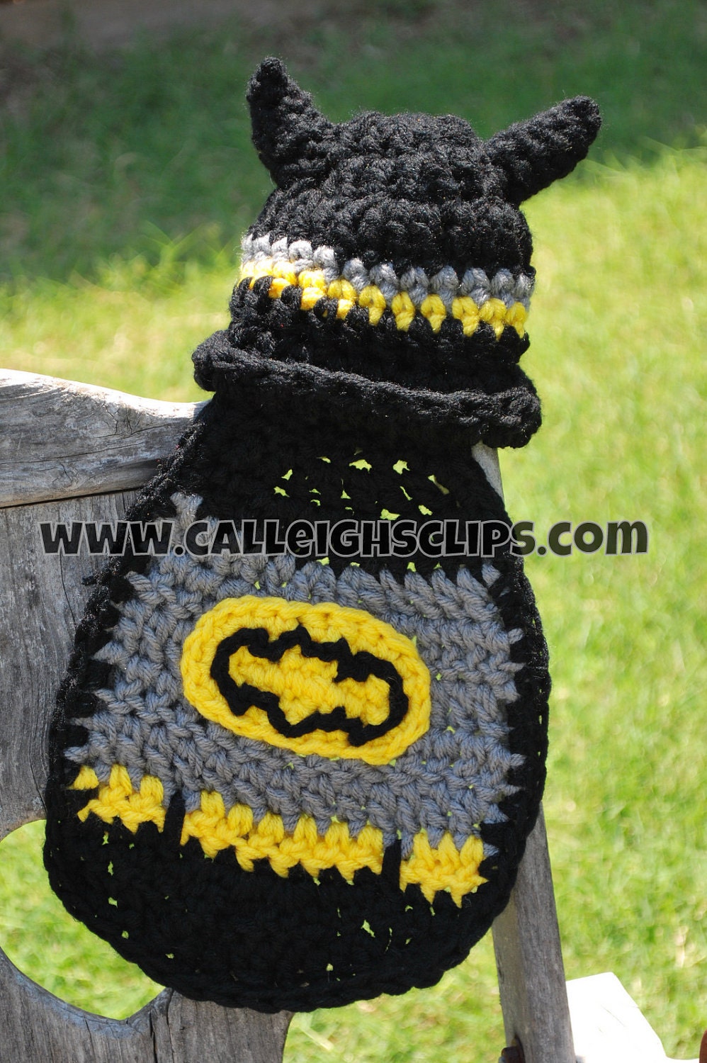 Batbaby - Cuddle Critter Cape Set  - Hat, Mask and Cape -
