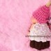 Instant Download Crochet Pattern- no 46 Celebration Cupcake - Cuddle Cape Set -Photography Prop