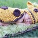 Cuddle Critter Cape - Goldie Giraffe - Newborn Photography Prop -