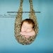 Crochet Hammock for Newborn Photography- Weathered Rock