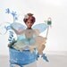Winter Flower Fairy Paper Doll on Trinket Box