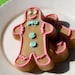Christmas Soap, Gingerbread Man Natural Vegan Soap, made with essential oils by greenbubblegorgeous on etsy