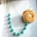 Ive Got Sunshine fabric flower necklace rosette