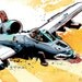 Airplane POP art print of an A-10 Thunderbolt II fighter plane 8x10.