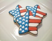 Star Flag sugar cookies