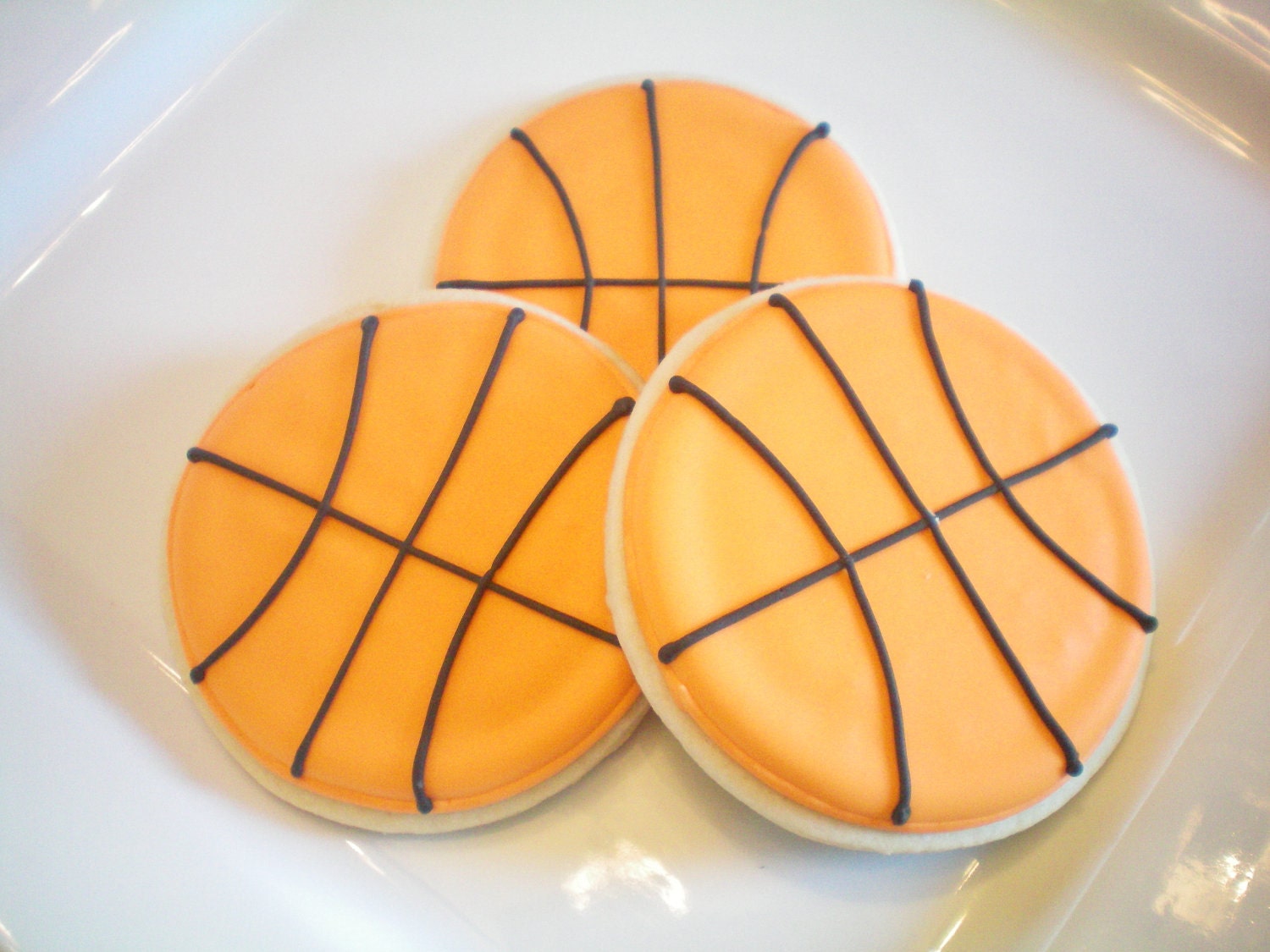 Basketball Sugar Cookies