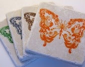 Butterfly Tile Coasters