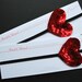 Red Sequined Heart Headband
