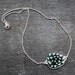 Green & Black Geometric Necklace