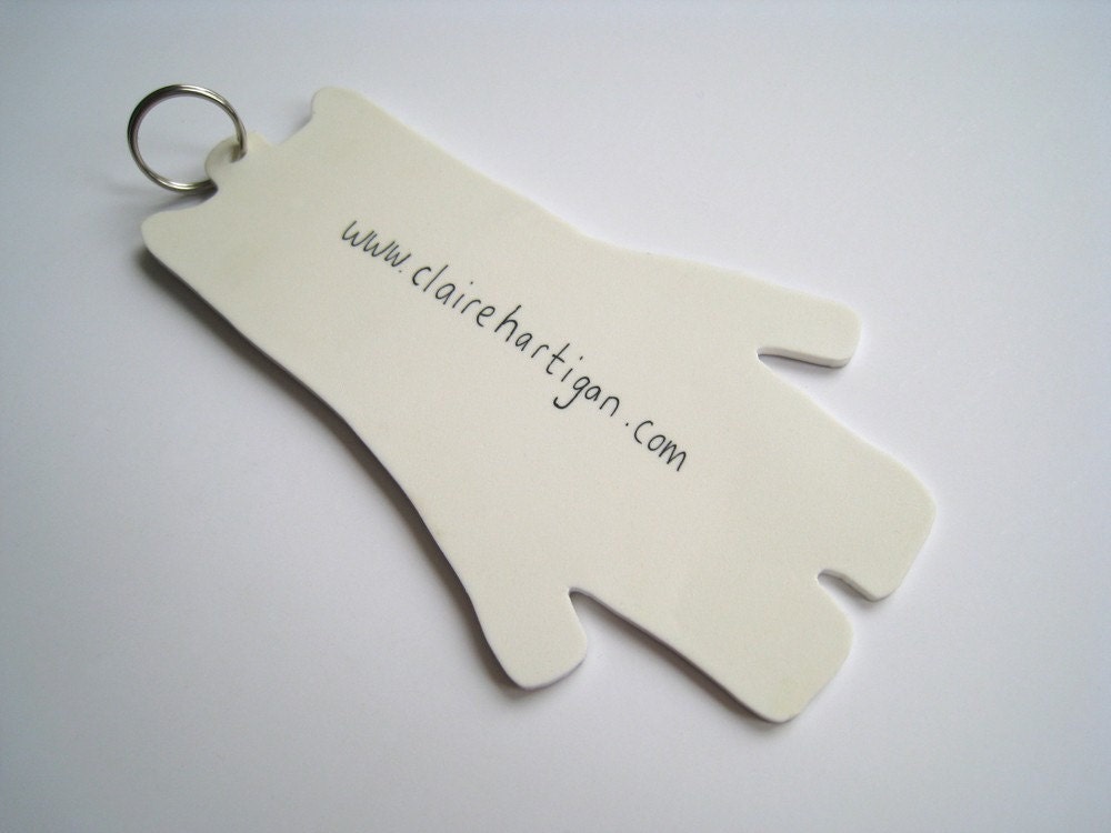 Giant Polar Bear Keyring / Keychain