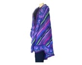 Plus Size Winter Fashion Cape Wrap 1X 2X 3X 4X, Plus Size Clothing, Plus Size Crochet Wool Shawl, Outerwear