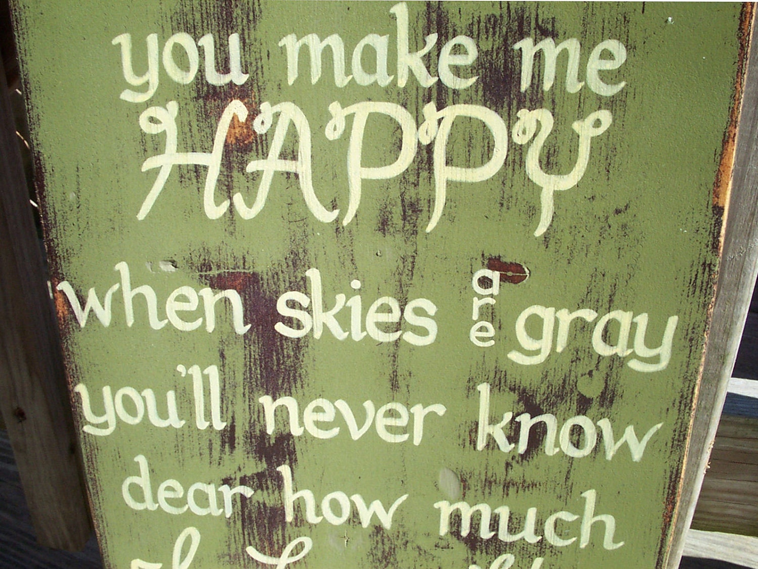 You are my Sunshine SIGN Subway Distressed Olive Green Plum Handmade Hand-painted Wooden 12x24 WHAGN Made to Order