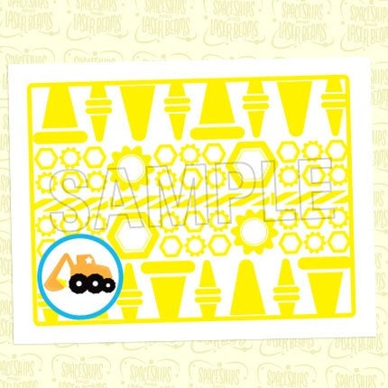 Construction Birthday Party Placemats /Tray Liners from the Construction Crew DIY Printable Collection by Spaceships and Laser Beams