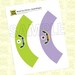Monster Party Birthday Cupcake Wrapper from the Monster Fest DIY Printable Collection by Spaceships and Laser Beams