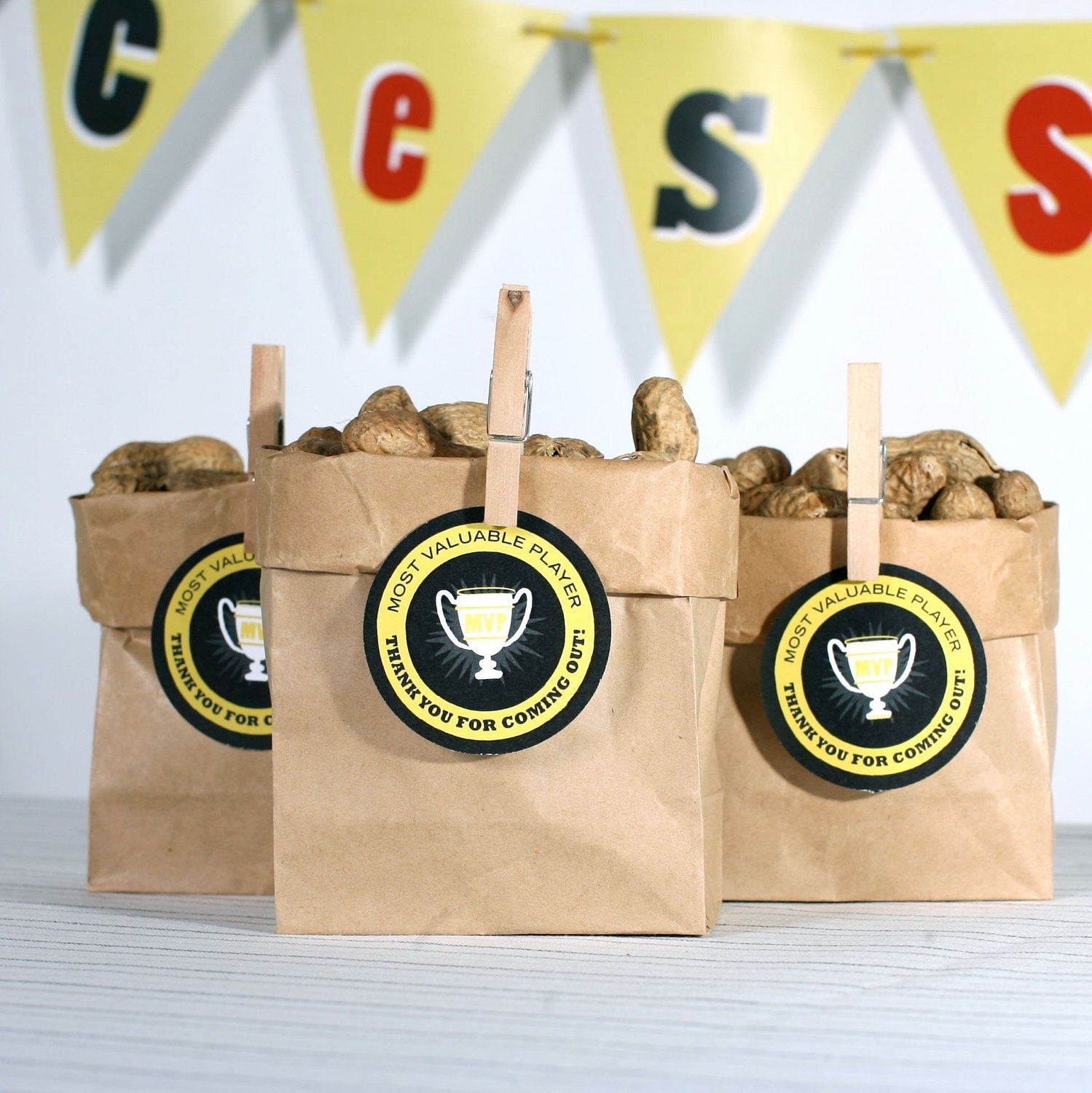 Favor Tag from the Classic Baseball DIY Printable Collection by Spaceships and Laser Beams
